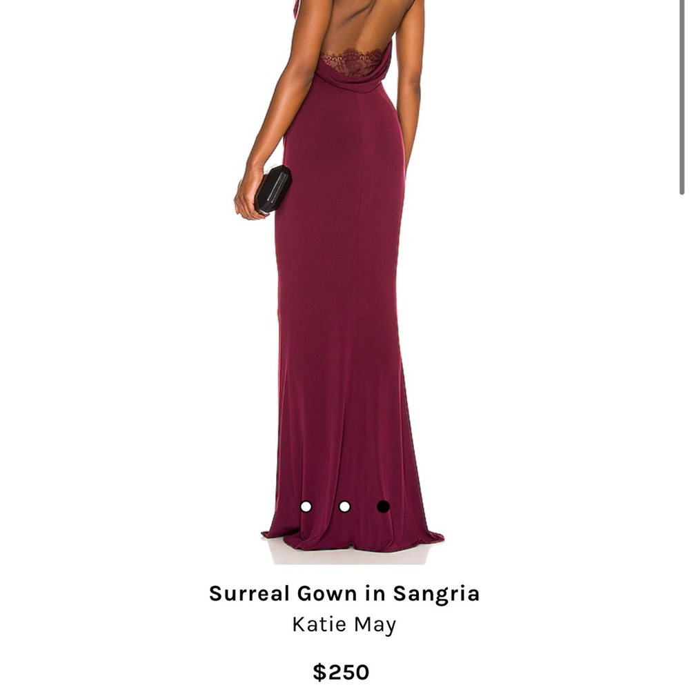 Katie May Surreal Gown in Sangria